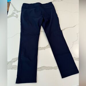 Caposhie Stretch pants adjustable waist. Navy size 12